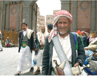 Flood in Taiz governorate causing damage to the infrastructure and land in 2006. Flooding occurs during the monsoon season, leading to a loss of productive agricultural lands along the wadis, increasing sedimentation and significant widening of the downstream wadi bed.